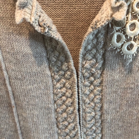 Tan Anthropologie HWR Sweater Coat - Picture 7 of 8